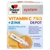 Doppelherz system  VITAMIN C 750 + CINK DEPO  Prednji pogled