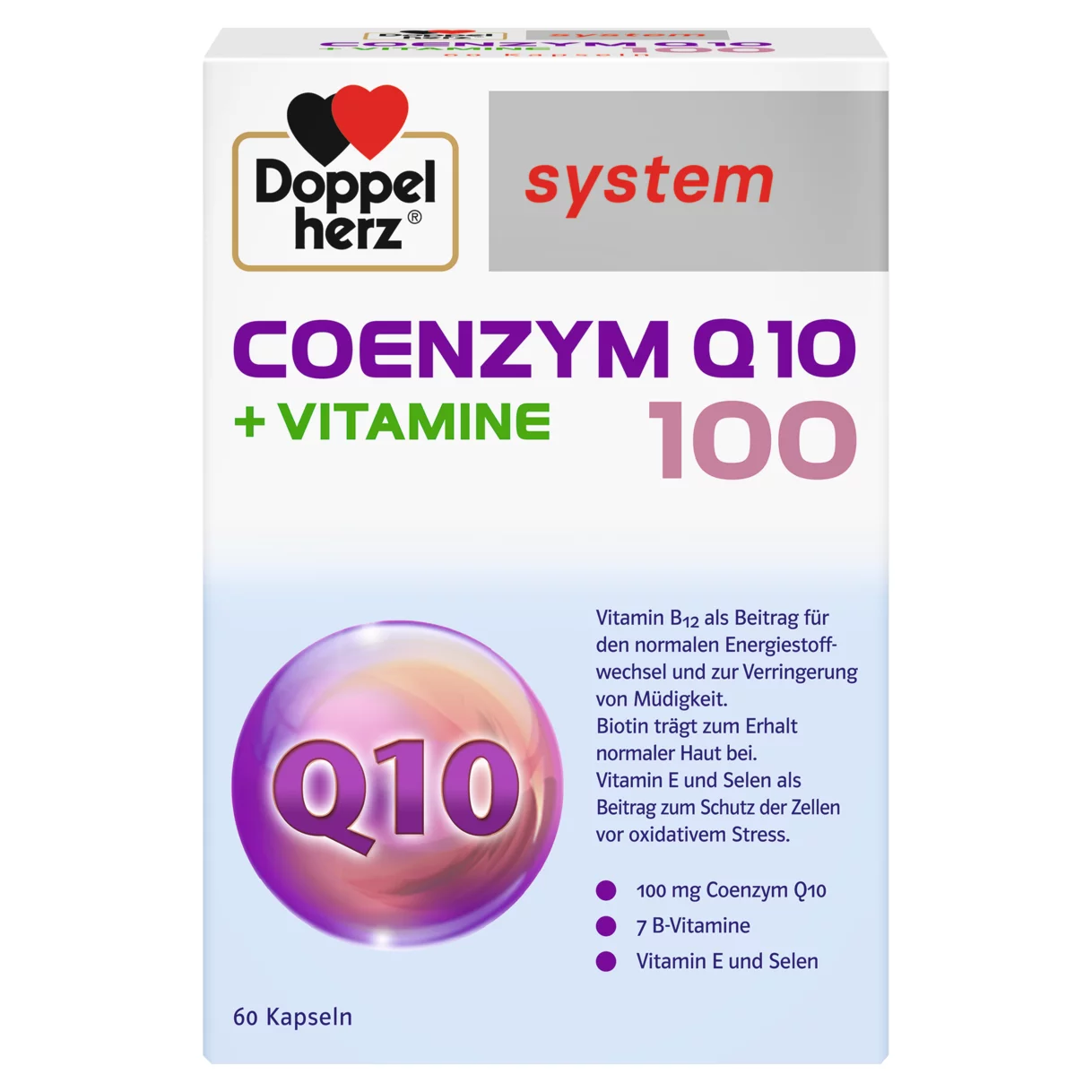 Doppelherz system  KOENZIM Q10 100  Prednji pogled