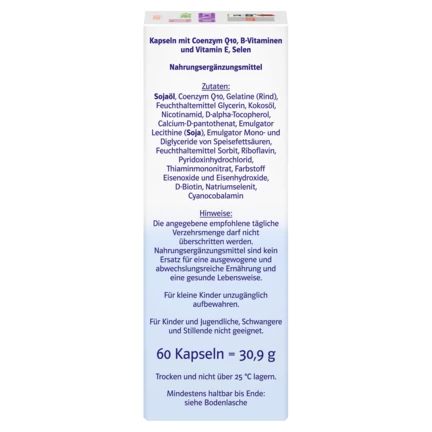 Doppelherz system  KOENZIM Q10 100  Pogled s desne strane