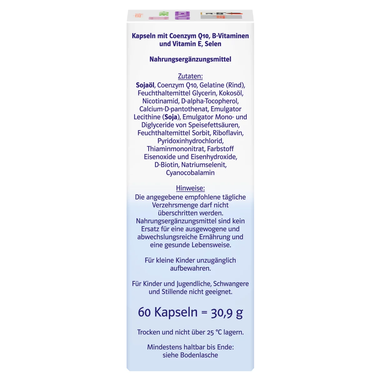 Doppelherz system  KOENZIM Q10 100  Pogled s desne strane