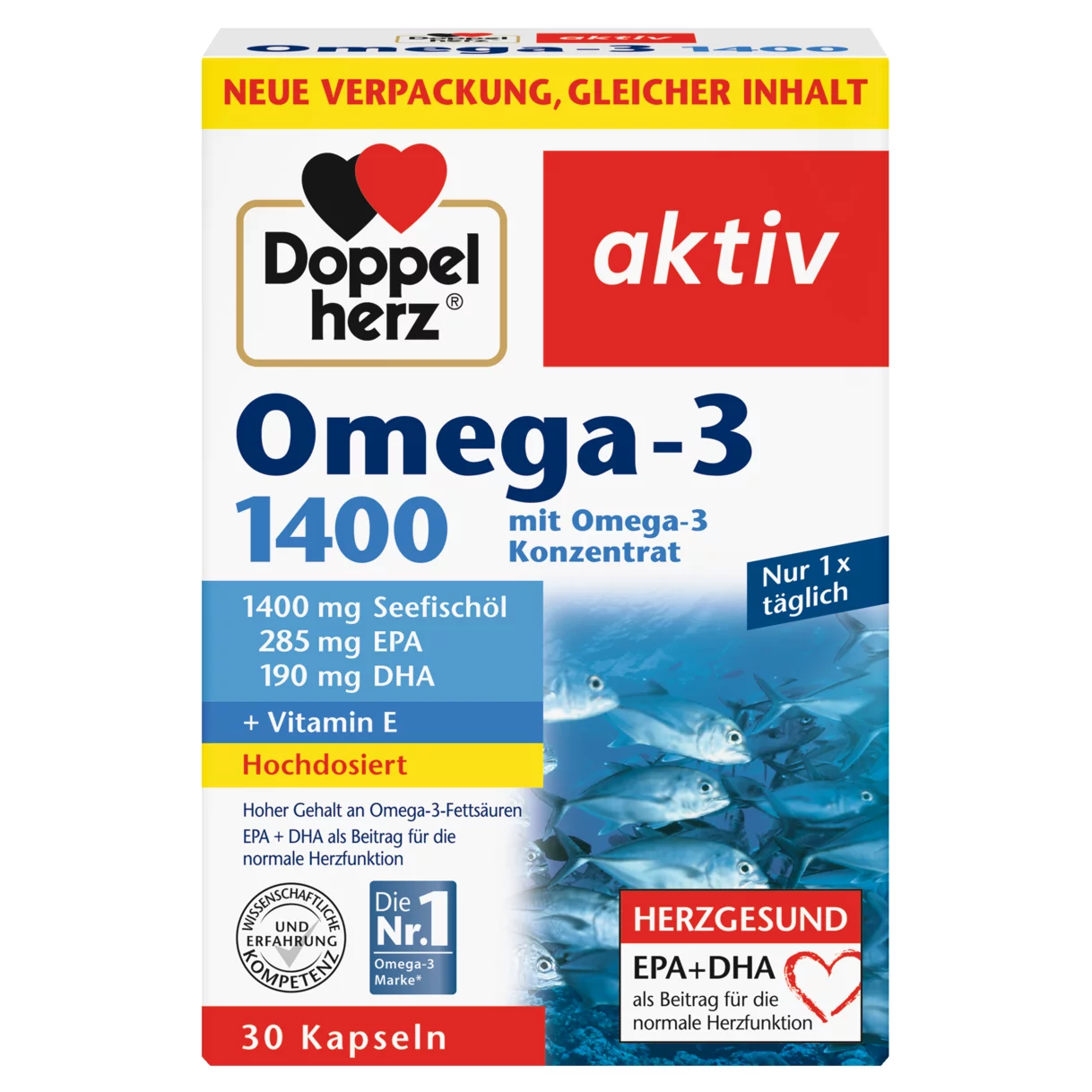Omega 3 masne kiseline Omega-3 1400 Prednji pogled