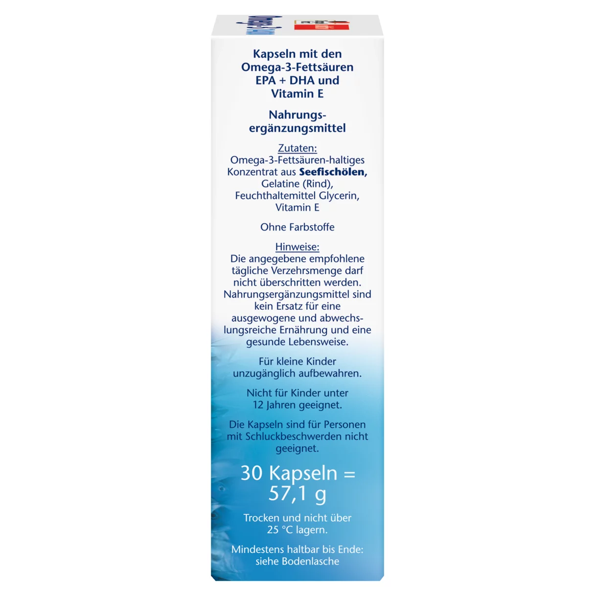 Omega 3 masne kiseline Omega-3 1400 Pogled s desne strane