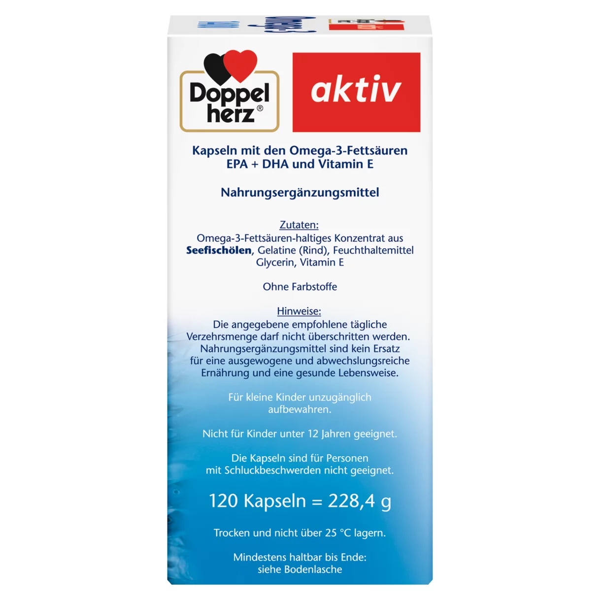 Omega 3 masne kiseline Omega-3 1400 Pogled s desne strane